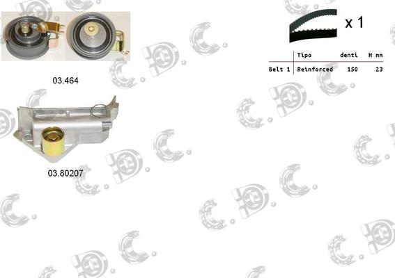 Autokit 04.5098 - Kit cinghie dentate www.autoricambi360.it
