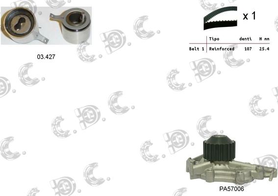Autokit 04.5093PA - Kit cinghie dentate www.autoricambi360.it