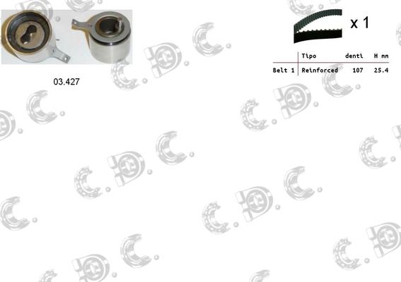 Autokit 04.5093 - Kit cinghie dentate www.autoricambi360.it