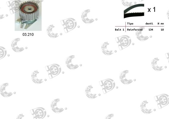 Autokit 04.5092 - Kit cinghie dentate www.autoricambi360.it