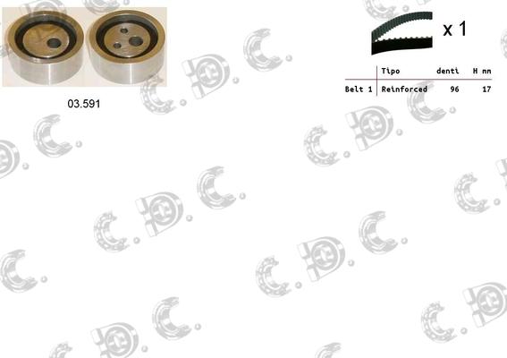 Autokit 04.5097 - Kit cinghie dentate www.autoricambi360.it