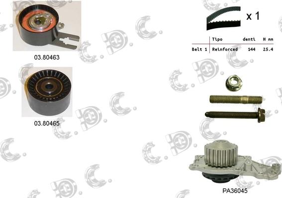 Autokit 04.5049PA - Kit cinghie dentate www.autoricambi360.it