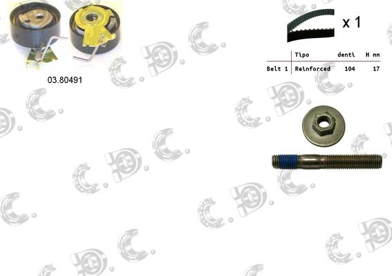Autokit 04.5048 - Kit cinghie dentate www.autoricambi360.it