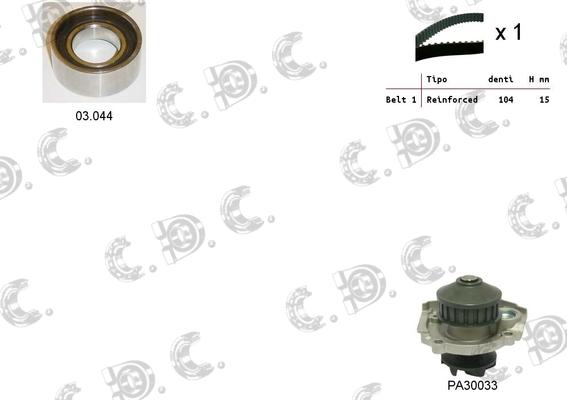 Autokit 04.5059PA - Kit cinghie dentate www.autoricambi360.it