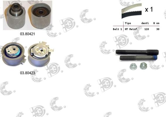 Autokit 04.5056 - Kit cinghie dentate www.autoricambi360.it