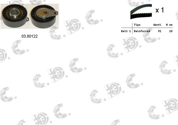 Autokit 04.5050 - Kit cinghie dentate www.autoricambi360.it