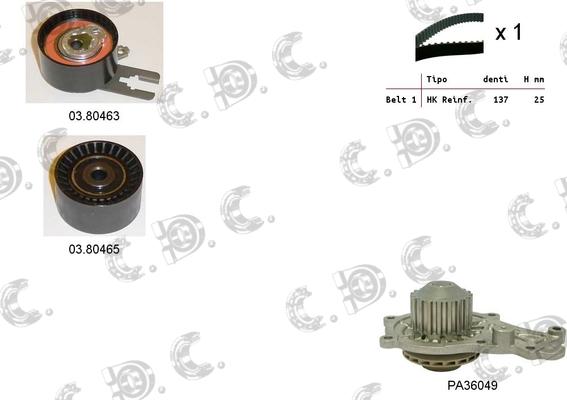 Autokit 04.5053PA - Kit cinghie dentate www.autoricambi360.it
