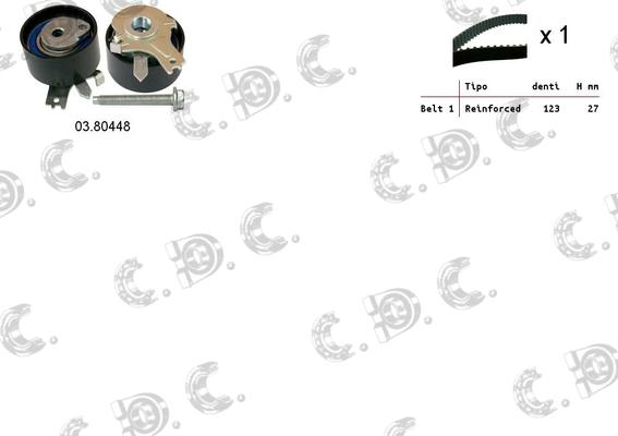Autokit 04.5052 - Kit cinghie dentate www.autoricambi360.it