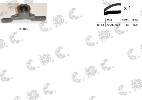 Autokit 04.5069 - Kit cinghie dentate www.autoricambi360.it
