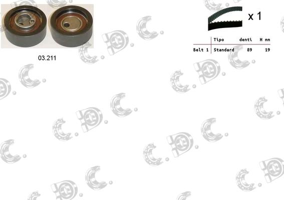 Autokit 04.5063 - Kit cinghie dentate www.autoricambi360.it