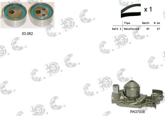 Autokit 04.5009PA - Kit cinghie dentate www.autoricambi360.it