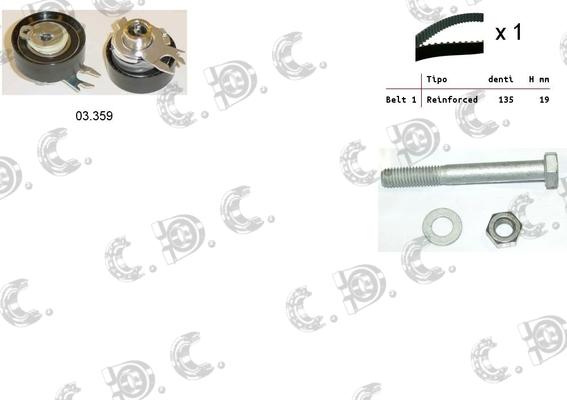 Autokit 04.5006 - Kit cinghie dentate www.autoricambi360.it