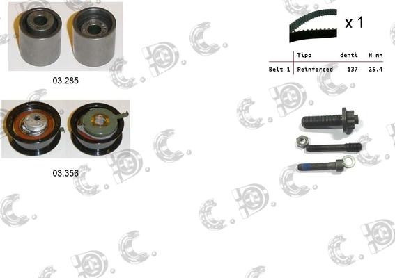 Autokit 04.5015 - Kit cinghie dentate www.autoricambi360.it