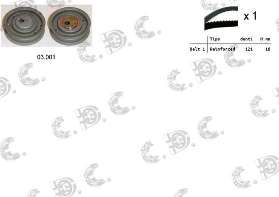 Autokit 04.5089 - Kit cinghie dentate www.autoricambi360.it