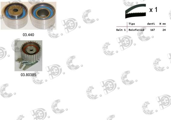 Autokit 04.5088 - Kit cinghie dentate www.autoricambi360.it