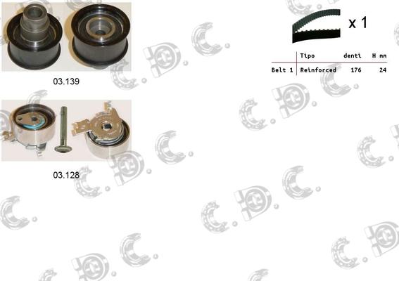 Autokit 04.5083 - Kit cinghie dentate www.autoricambi360.it
