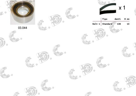 Autokit 04.5030 - Kit cinghie dentate www.autoricambi360.it