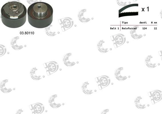 Autokit 04.5031 - Kit cinghie dentate www.autoricambi360.it