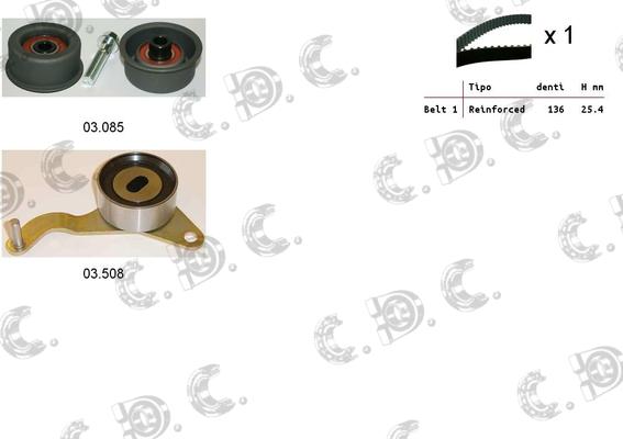 Autokit 04.5033 - Kit cinghie dentate www.autoricambi360.it