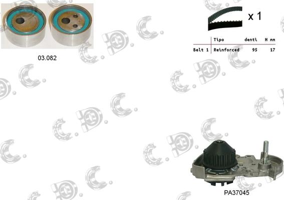Autokit 04.5029PA - Pompa acqua + Kit cinghie dentate www.autoricambi360.it