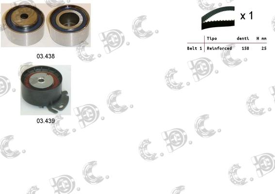 Autokit 04.5028 - Kit cinghie dentate www.autoricambi360.it