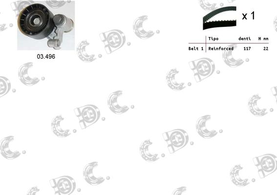 Autokit 04.5027 - Kit cinghie dentate www.autoricambi360.it