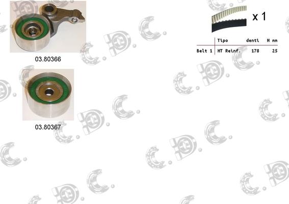 Autokit 04.5145 - Kit cinghie dentate www.autoricambi360.it