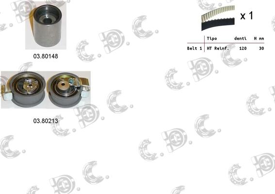 Autokit 04.5140 - Kit cinghie dentate www.autoricambi360.it