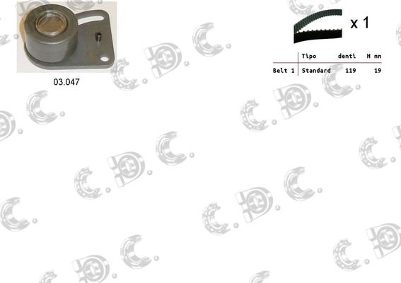 Autokit 04.5163 - Kit cinghie dentate www.autoricambi360.it