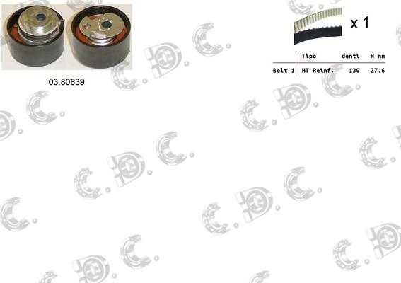Autokit 04.5109 - Kit cinghie dentate www.autoricambi360.it
