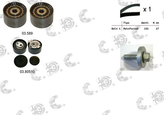 Autokit 04.5101 - Kit cinghie dentate www.autoricambi360.it