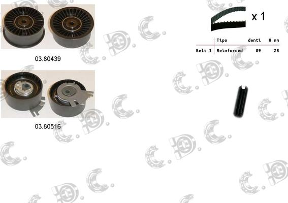 Autokit 04.5110 - Kit cinghie dentate www.autoricambi360.it