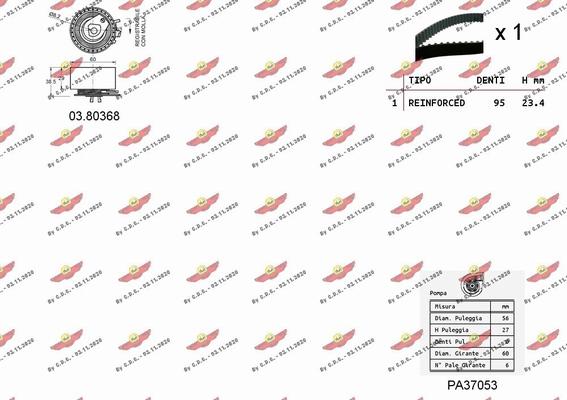Autokit 04.5111PA - Pompa acqua + Kit cinghie dentate www.autoricambi360.it