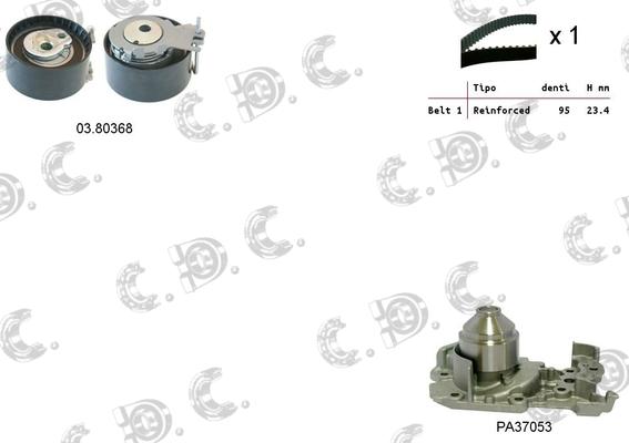 Autokit 04.5111PA - Pompa acqua + Kit cinghie dentate www.autoricambi360.it