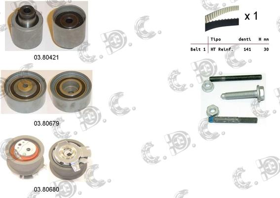 Autokit 04.5118 - Kit cinghie dentate www.autoricambi360.it