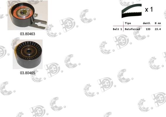 Autokit 04.5113 - Kit cinghie dentate www.autoricambi360.it