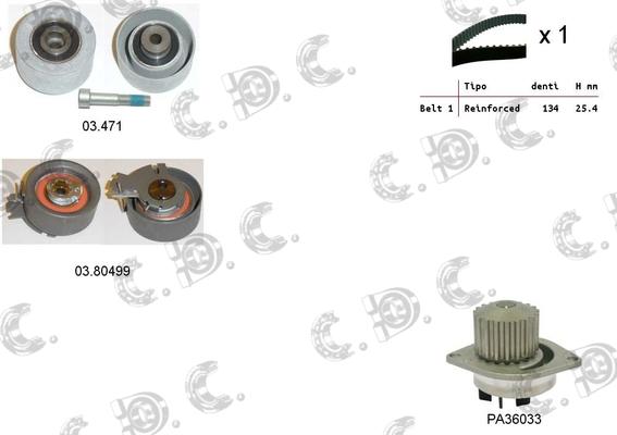 Autokit 04.5112PA - Kit cinghie dentate www.autoricambi360.it