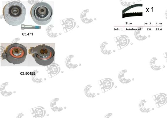 Autokit 04.5112 - Kit cinghie dentate www.autoricambi360.it