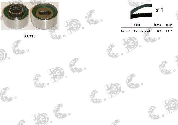 Autokit 04.5180 - Kit cinghie dentate www.autoricambi360.it