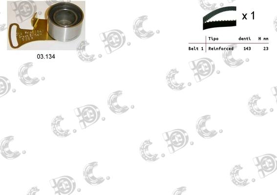 Autokit 04.5139 - Kit cinghie dentate www.autoricambi360.it
