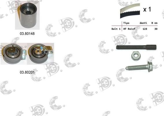 Autokit 04.5129 - Kit cinghie dentate www.autoricambi360.it