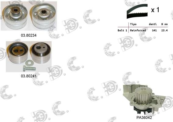 Autokit 04.5126PA - Kit cinghie dentate www.autoricambi360.it