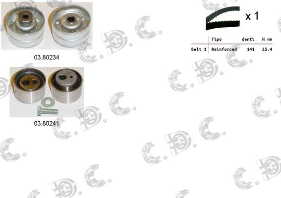 Autokit 04.5126 - Kit cinghie dentate www.autoricambi360.it