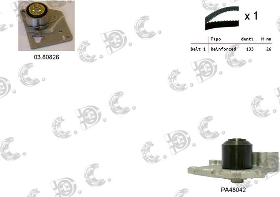 Autokit 04.5120PA - Kit cinghie dentate www.autoricambi360.it