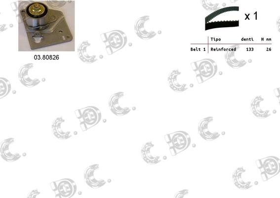 Autokit 04.5120 - Kit cinghie dentate www.autoricambi360.it