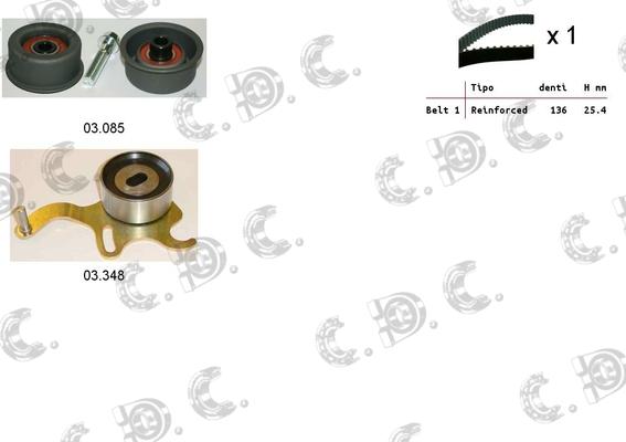 Autokit 04.5210 - Kit cinghie dentate www.autoricambi360.it