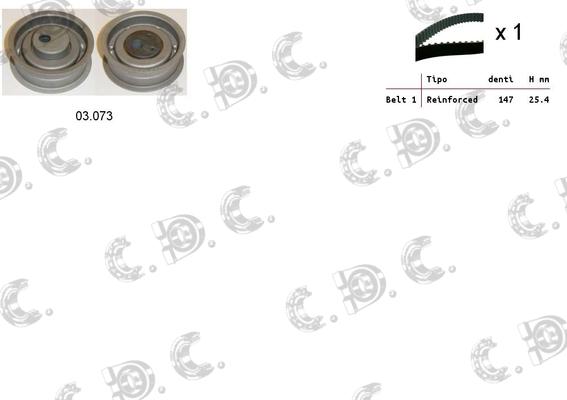 Autokit 04.5173 - Kit cinghie dentate www.autoricambi360.it