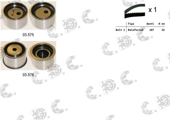 Autokit 04.5394 - Kit cinghie dentate www.autoricambi360.it