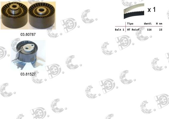 Autokit 04.5346 - Kit cinghie dentate www.autoricambi360.it