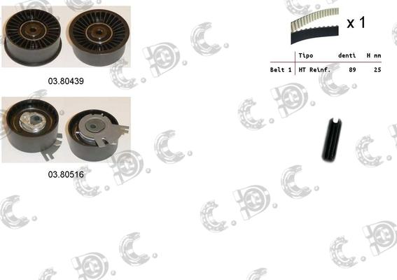 Autokit 04.5341 - Kit cinghie dentate www.autoricambi360.it